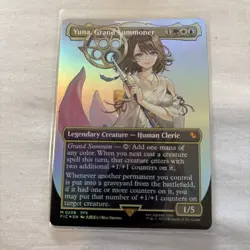MTG Yuna, Grand Summoner (Borderless) (Foil) M 0208 FFX Final Fantasy - Image 2