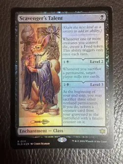 Mtg BLB - Scavenger’s Talent - FOIL-NM - Image 1