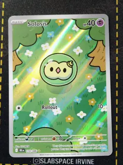 2025 POKEMON BLK EN-BLACK BOLT ILLUSTRATION RARE #118 SOLOSIS - Image 1