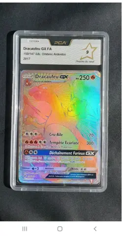 Carte Pokemon Dracaufeu GX Secrete 150/147 - Ombres Ardentes - FR - PCA 9 - Image 1