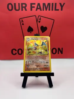 Charizard 4/102 Base Set Holo Rare Vintage 1999 WOTC Pokemon TCG HP - Image 1