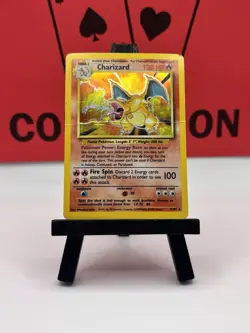 Charizard 4/102 Base Set Holo Rare Vintage 1999 WOTC Pokemon TCG HP - Image 2