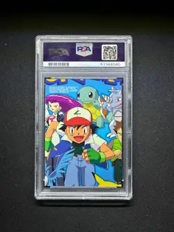 topps Pokemon TV Animation Edition Series 1 Rainbow Foil TV9 Jesse PSA 9 - Image 2