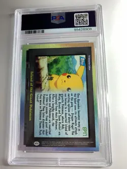 2000 Topps Pokemon #EP17 Island of the Giant Pokemon Rainbow Foil PSA 6 EX-MT - Image 2