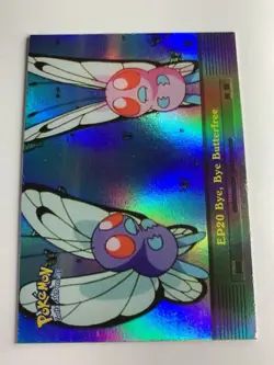 2000 Topps Pokemon TV #EP20 Bye, Bye Butterfree Rainbow Foil Series 2 - Image 1