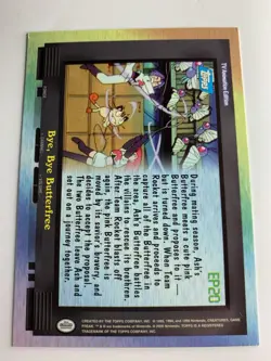 2000 Topps Pokemon TV #EP20 Bye, Bye Butterfree Rainbow Foil Series 2 - Image 2
