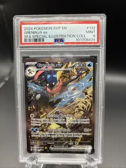 2024 ENG POKEMON BLACK STAR - #132 GRENINJA EX SFA SPECIAL ILLUSTRATION COL PSA9 - Image 1