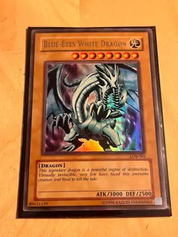 Blue-Eyes White Dragon, LOB-001 | Ultra Rare, Unlimited | Near Mint - Image 1