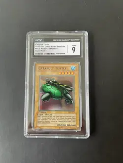Catapult Turtle MRD-075 1st Edition - Super Rare Yugioh CGC 9 - Image 1
