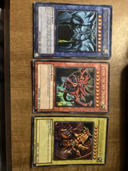 Yu-Gi-Oh! TCG - Slifer, Obelisk & Ra Secret Rare Promos GBI-001, 002 & 003 - Image 1
