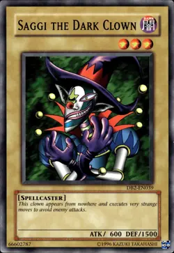 Saggi The Dark Clown - DB2-EN039 - LP - YuGiOh - Image 1