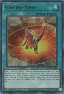 Yu-Gi-Oh Card - WISU-EN006 - GROUND XENO (ultra rare holo) - NM/Mint - Image 1