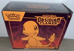 POKEMON OBSIDIAN FLAMES -OPENED- ELITE TRAINER BOX + SEALED PROMO CARD WOW👀🎃💕 - Image 1