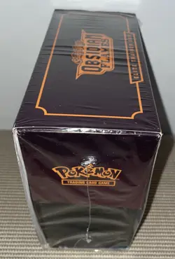 POKEMON OBSIDIAN FLAMES -OPENED- ELITE TRAINER BOX + SEALED PROMO CARD WOW👀🎃💕 - Image 2