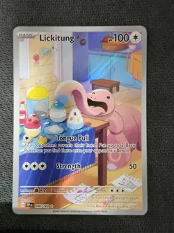 LICKITUNG - 180/162 - TEMPORAL FORCES - ILLUSTRATION RARE - POKEMON CARD - Image 1