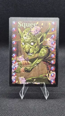 Magic The Gathering Squee Life Counter Card 1998 Vintage MTG Duelist Promo - Image 1