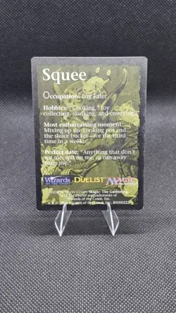 Magic The Gathering Squee Life Counter Card 1998 Vintage MTG Duelist Promo - Image 2