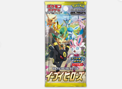 1 Pack Eevee Heroes s6a Pokemon Card Sword & Shield Booster Japanese TCG - Image 1