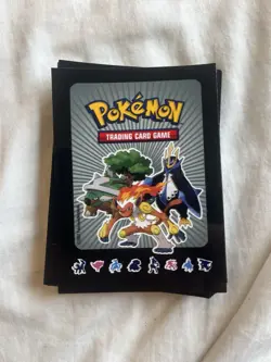 15x Pokemon 2007 Card Sleeves - Rare Empoleon Infernape & Torterra - Image 1