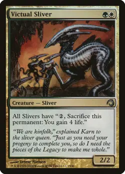 Victual Sliver FOIL Premium Deck Series: Slivers HEAVILY PLD CARD ABUGames - Image 1