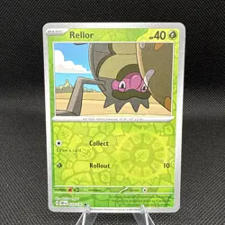 Pokemon Rellor Reverse Holo Sv10: Destined Rivals #024/182 Common Card - Image 1