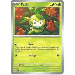 Petilil - Uncommon Card : SV-10.5 Black Bolt - Pokemon TCG - 006/086 - Image 1