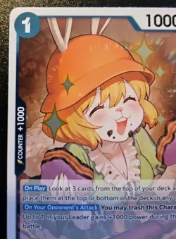 Carrot OP11-049 Foil Rare A Fist Of Divine Speed One Piece Card Game - Image 2
