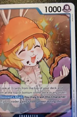Carrot OP11-049 Foil Rare A Fist Of Divine Speed One Piece Card Game - Image 3