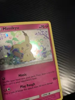 Mimikyu Sun & Moon Black Star Promo SM163 Holo Pokemon TCG Card - Image 3
