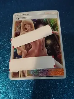 Cynthia Trainer Goddess Anime Waifu Poke Foil Collectible Trading Card PEEKA BOO - Image 1