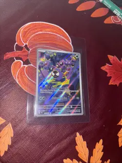Pokemon TCG Gastly Illustration Rare IR Holo Card 177/162 Temporal Forces NM - Image 2