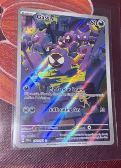 Pokemon TCG Gastly Illustration Rare IR Holo Card 177/162 Temporal Forces NM - Image 3
