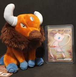 Pokemon TCG Mew ex - 205/165 Scarlet & Violet UPC Promo (151 Metal Card) NM - Image 1