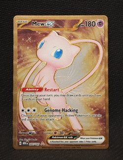 Pokemon TCG Mew ex - 205/165 Scarlet & Violet UPC Promo (151 Metal Card) NM - Image 2