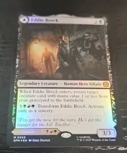MTG - NM - FOIL - Eddie Brock #55 - Marvel's Spider-Man - Image 1