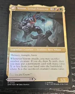 MTG - NM - FOIL - Eddie Brock #55 - Marvel's Spider-Man - Image 2