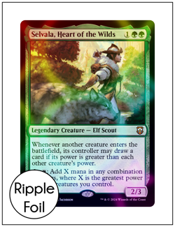 1x Selvala, Heart of the Wilds, Ripple Foil, Modern Horizons 3, MTG NM - Image 1