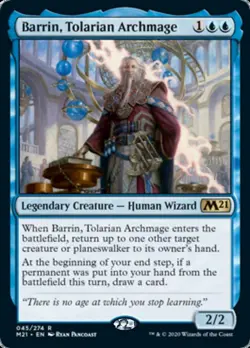 Barrin, Tolarian Archmage - Promo Pack - Promo Pack: Core Set 2021 #045/274 MTG - Image 1