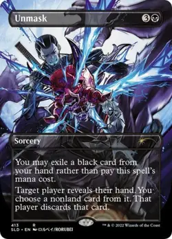 Unmask -Foil Near Mint MTG Secret Lair - Image 1