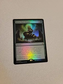Green Sun's Zenith Eternal Masters Foil Lightly Played MTG - Image 1