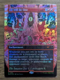 MTG All Will Be One Rainbow Foil from Secret Lair Drop NM - Image 1