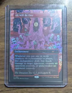 MTG All Will Be One Rainbow Foil from Secret Lair Drop NM - Image 2