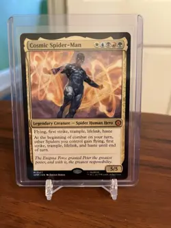 MTG Spider-Man M/R Lot - Peter Parker Borderless (208), Cosmic Spider-Man + More - Image 4