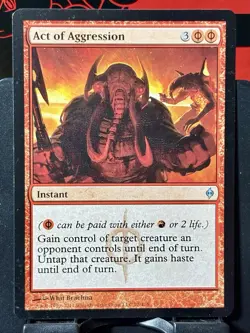 Act of Aggression - Reg - MTG - New Phyrexia - 78/175 - UNCOMMON ~ NM - Image 3