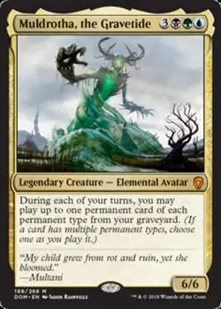 Muldrotha, the Gravetide - Dominaria #199/269 MTG Magic The Gathering - Image 1