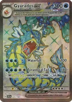 NM-Mint, English Pokemon Holo Gyarados ex - 225/198 - Ultra Rare SV - Scarlet & - Image 1