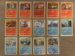 POKEMON BURNING SHADOWS "OPENED" ELITE TRAINER BOX PARTIAL MASTER SET BULK LOT - Image 3