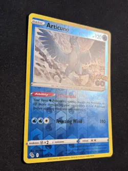Articuno Reverse Holo Rare Pokemon GO 024/078 NM - Image 2