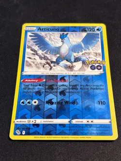 Articuno Reverse Holo Rare Pokemon GO 024/078 NM - Image 4