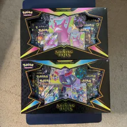 Pokemon Shining Fates Premium Collection Crobat & Dragapult Set Factory Sealed - Image 1